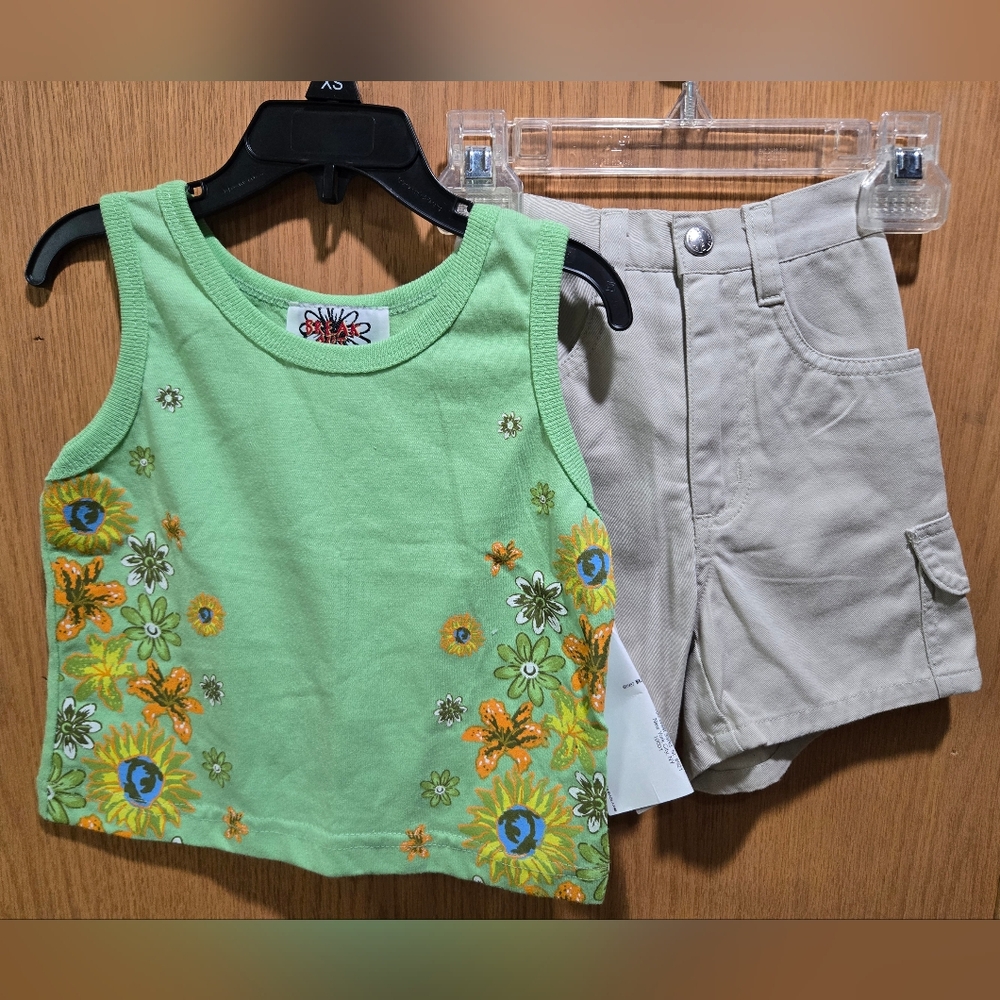 Girls Matching Sets Of Shirt And Shorts